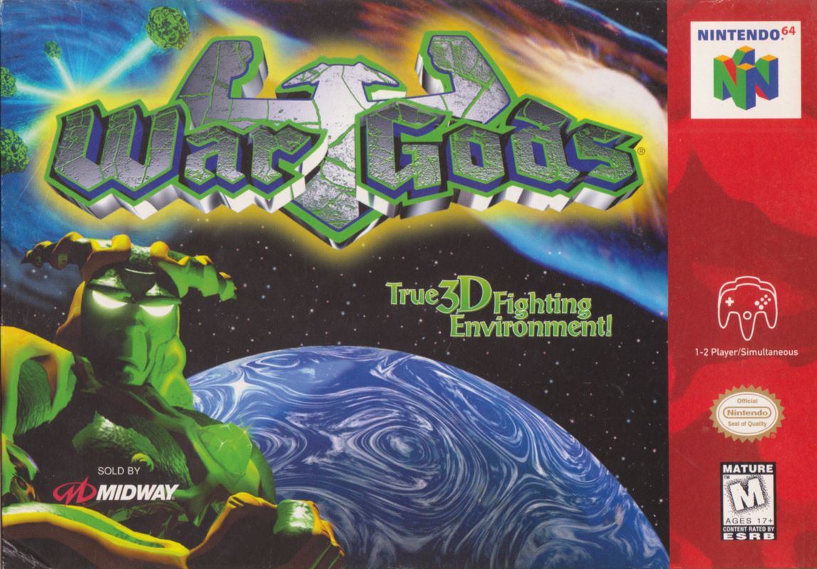War Gods box art for Nintendo 64